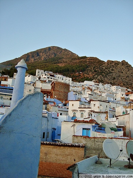 Chefchaouen
Vistas del pueblo desde mi hotel. Este pueblo se encuentra en la cordillera del Riff
