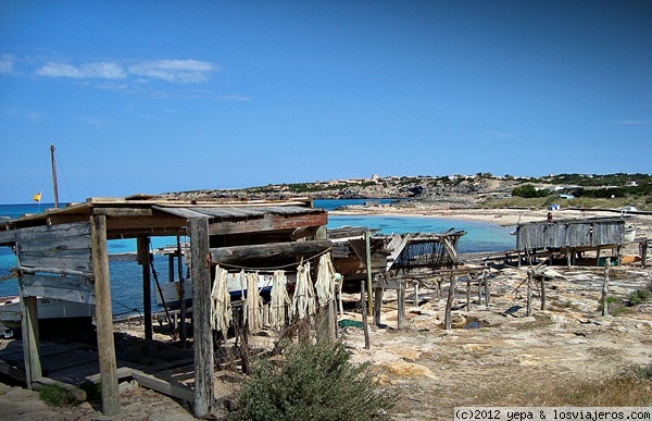 Formentera: Calas y playas - Islas Baleares