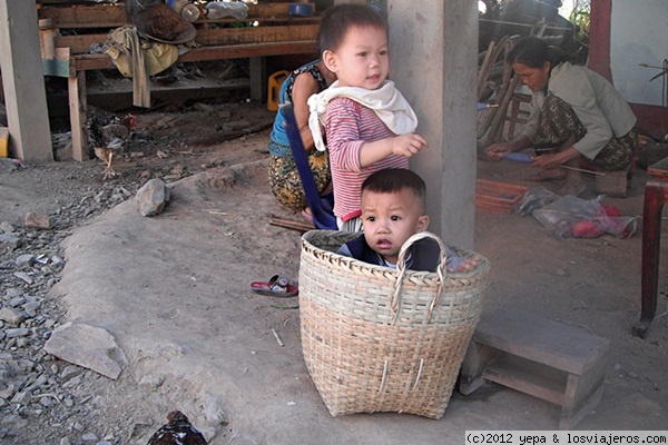 Donde estoy??
Niños jugando en un poblado en Luang Prabang
