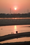 Sunset in Vientian