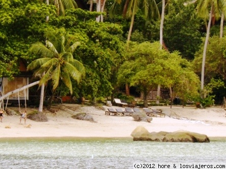 playa de koh tao
esto es tranquilidad, una playa espectacular, y solos!!!! y con columpio!!!
