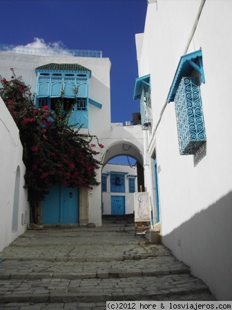 tunez
calles de sidi bou said
