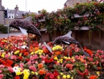 Pequeño parterre en Nairn (Escocia)