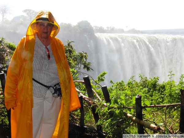 Cataratas Victoria
Cuando caen con tanta fuerza que no puedes hacer fotos si no es con una cámara subacuatica.
