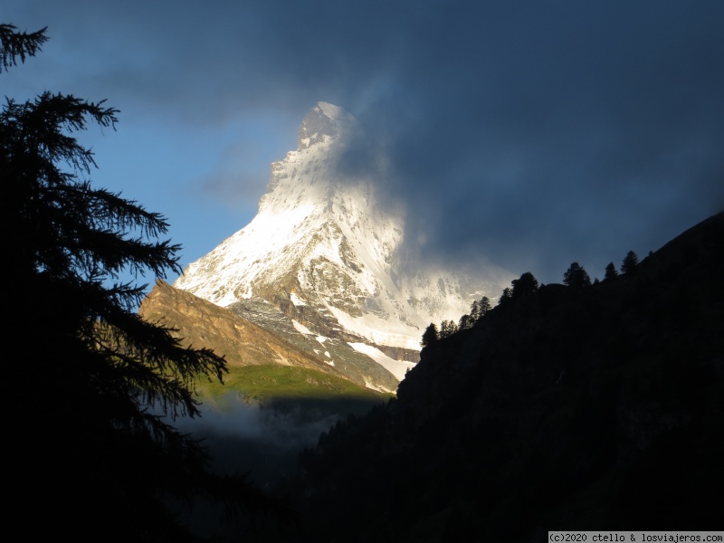 TREN A ZERMATT. VISITA AL PUEBLO. SUBIDA AL GORNERGRATBAHN (Cervino) - Suiza en tren con Swiss pass (5)