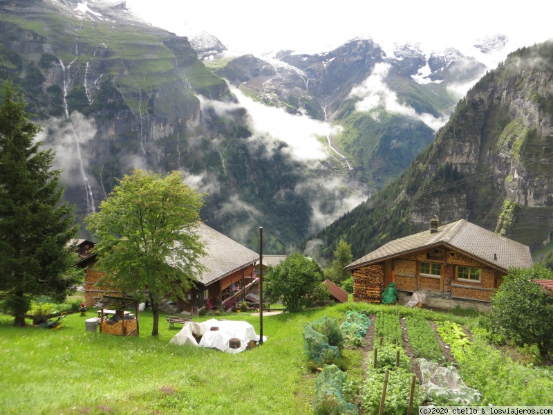 LAUTERBRUNNEN, CATARATAS DE TRUMMELBACH, TELEFÉRICO A GIMMELWALD (subida - Suiza en tren con Swiss pass (2)