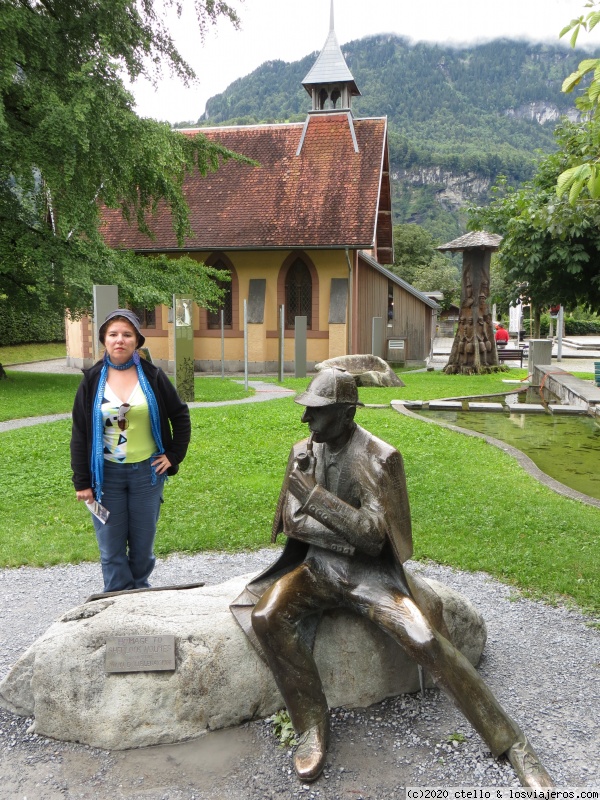 LAUTERBRUNNEN, CATARATAS DE TRUMMELBACH, TELEFÉRICO A GIMMELWALD (subida - Suiza en tren con Swiss pass (3)