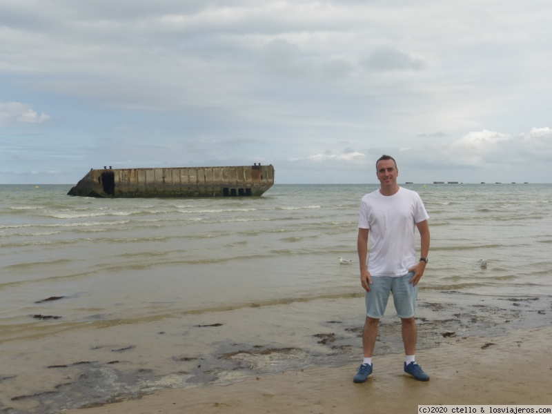 BRETAÑA, NORMANDÍA Y LOIRA (sin coche) - Blogs de Francia - DÍA 5. CAEN- PLAYAS DEL DESEMBARCO- CAEN (5)