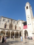 Dubrovnik. Palacio Sponza y Torre del reloj