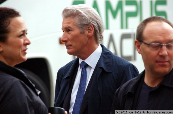 Richard Gere
Nos lo encontramos en un semaforo en central park porque estaban rodando una peli
