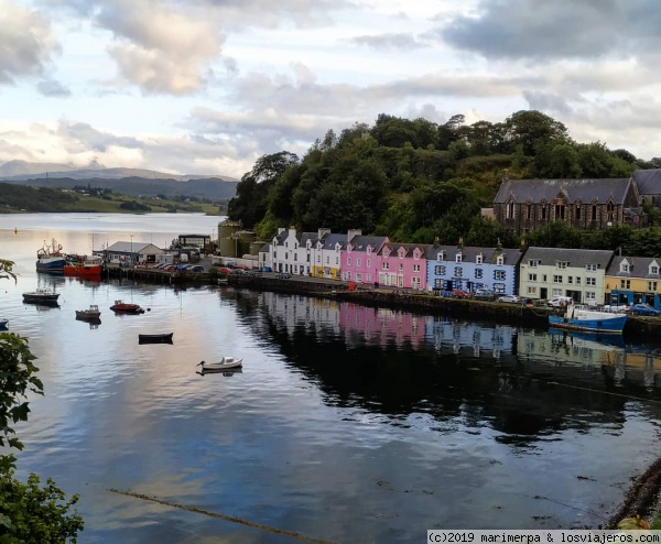 Portree, isla de Skye - Escocia
Las casas de colores del puerto de Portree
