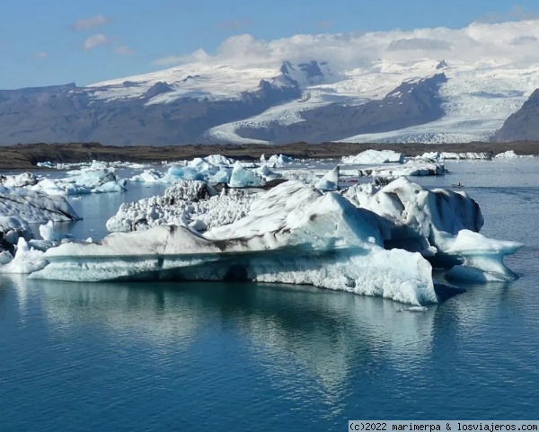 Laguna glaciar Jokulsárlón
Laguna glaciar Jokulsárlón, en Islandia
