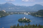 Lago Bled - Eslovenia
Lago, Bled, Eslovenia, Vista, Ojstrica, desde, mirador