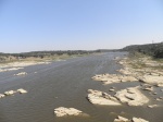 Río Guadiana a su paso por Puente Ajuda- Hoy