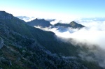Nubes en la subida al Pico Ruivo