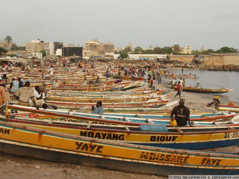 Foro de Relato Viaje Dakar en África del Oeste: Dakar - Llegada de cayucos de pesca