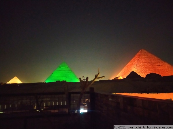Egipto - Giza - Pirámides
Luces en las pirámides de Giza
