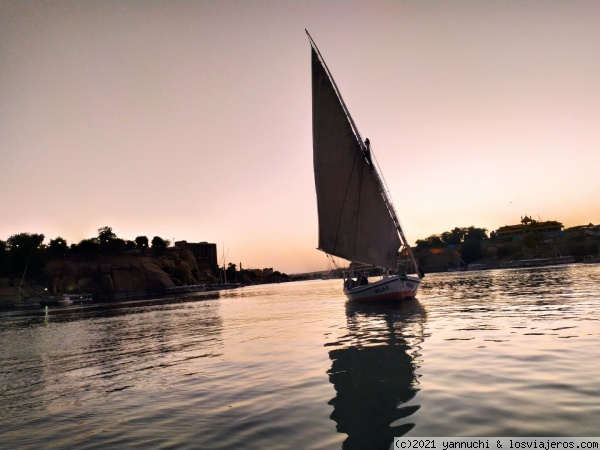 Egipto - Aswan - Nilo - Faluca
Atardecer en Aswan
