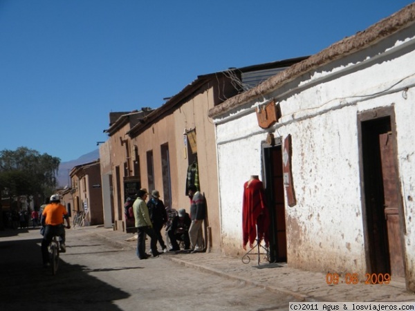 Calle de San Pedro de Atacama
Construcciones típicas del norte de Chile
