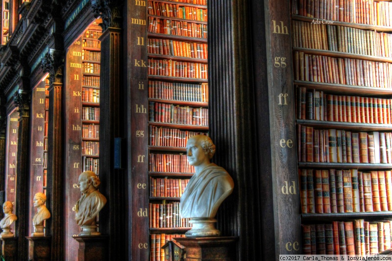 Biblioteca del Trinity College Dublín: Cierre temporal en otoño - Irlanda (1)