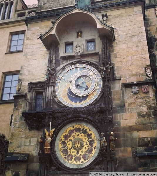 Praga
Reloj astronómico de Praga. El reloj medieval más bonito del mundo.

