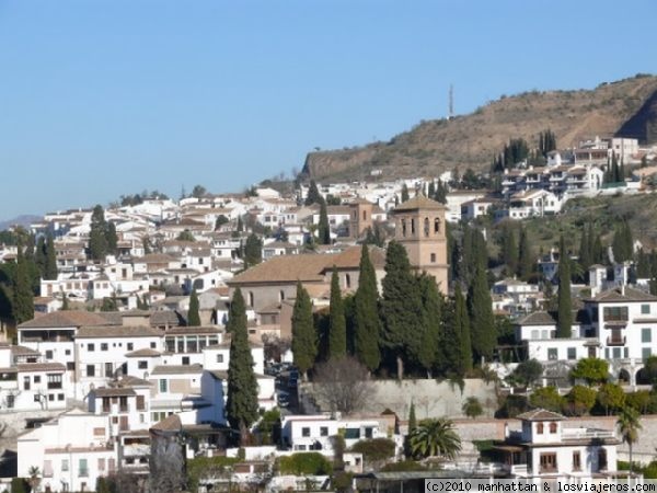 Barrio de San Nicolás
Fotografia desde La Alhambra al barrio de San Nicolás.
