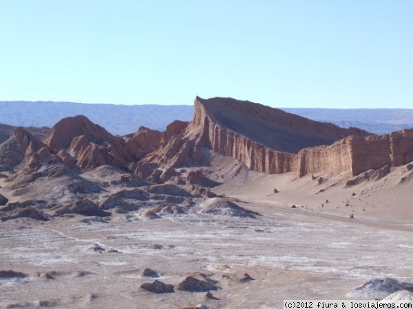 Valle de la luna en la Cordillera de la Sal Desierto de Atacama
el anfiteatro Valle de la luna San Pedro de Atacama realmente parece la superficie lunar
