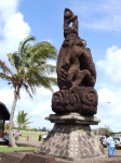 Escultura en Aeropuerto Rapa Nui