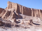 Valle de la luna en la Cordillera de la Sal Desierto de Atacama
