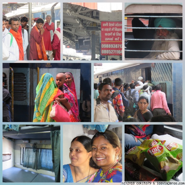 ESTACION DE TREN BENARES
Recorrido en tren Benares-Satna
