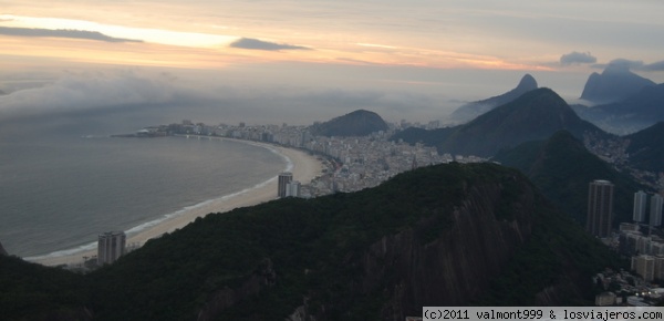 Playa de Copacabana
Playa de Cobacabana (Rio de Janeiro), vista desde el Pan de Azucar
