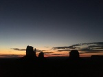 Monument Valley amanecer desde la cabaña