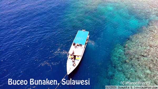 BUCEO EN LA ISLA DE BUNAKEN
Si no vienes a bucear/snorkel poco más puedes hacer aquí. Nosotros somos buceadores y es a lo que vinimos porque casi no hay playas ni nada interesante que ver o hacer aparte de estar tumbado al sol.
