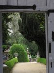 entrada a los jardines del pazo de oca