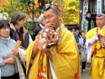 Monje Budista en Hiwatari Shiki, Daisho in Miyajima