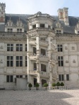 Castillo de Blois escalera exterior