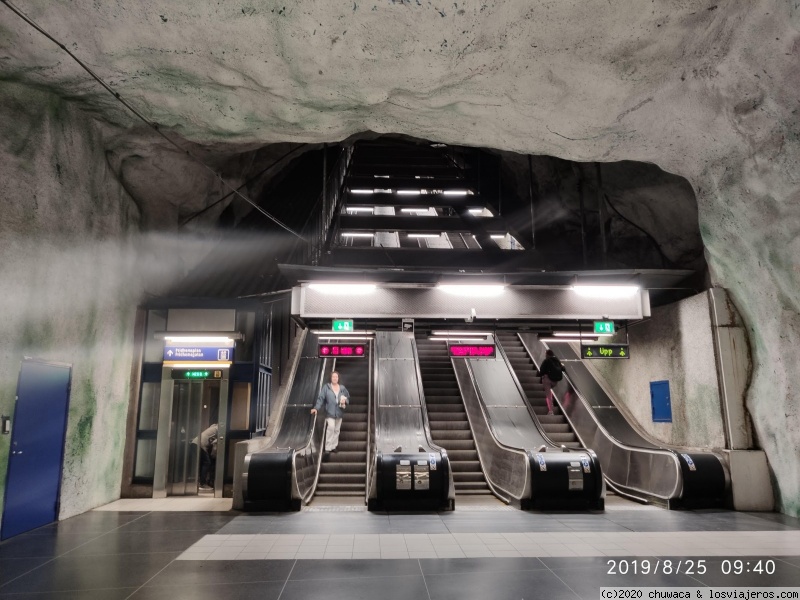 Estocolmo con niños pequeños - Blogs de Suecia - Estaciones de Metro (5)