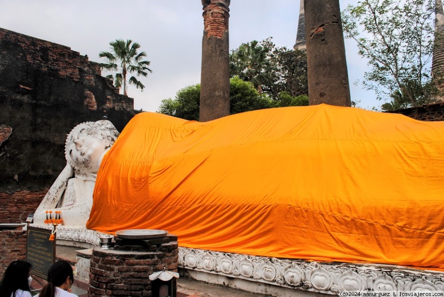 Kaeng Krachan, Ayutthaya y Erawan - Blogs de Tailandia - Ayutthaya: Los Templos Wat Yai Chai Mongkhon y Wat Maha That (1)