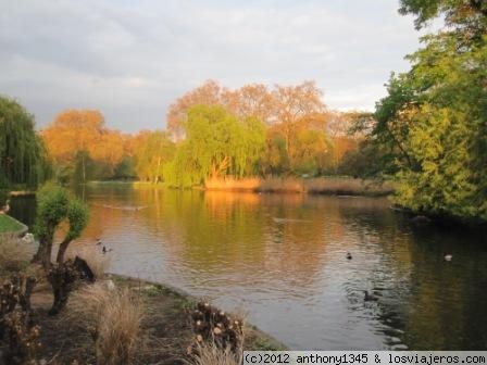 St. James Park, Londres
Parque de St. James al atardecer
