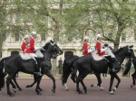 Desfile de guardias a caballo