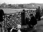 Pescadores en el Puente de Gálata