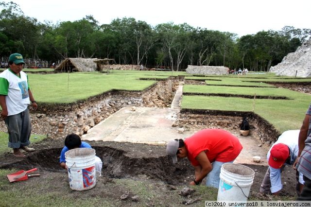 Chichén subterránea - Excavaciones arqueológicas