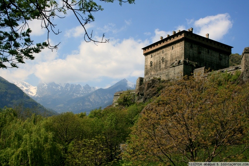 Viajar a  Italia: Aosta - Castillo de Verres, Italia (Aosta)