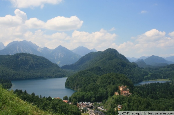 Paisaje en Füssen, Baviera
El castillo Hoheschwangau se encuentra en un precioso entorno en los Alpes bávaros, junto al Neuschwanstein
