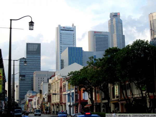 Contraste en Singapur
Los contrastes entre la arquitectura  tradicional y moderna son evidentes
