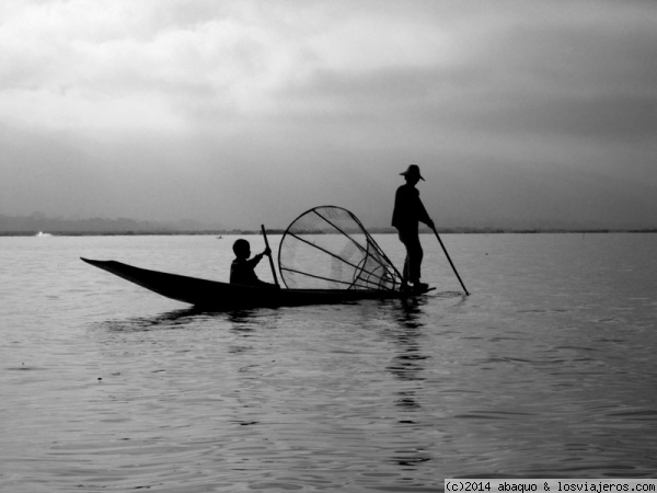 Lago Inle
Pescadores en el lago Inle, Myanmar

