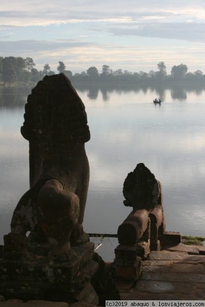 Estanque de Angkor Wat
El gran estanque Sras Srang en Angkor Wat
