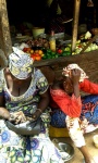 En Gambia
Gambia mercado Brufut África