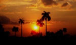 Cuban sunset