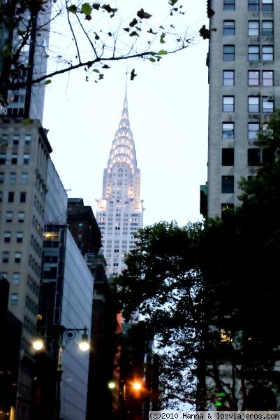 Crhysler Building
El edificio más bonito de Manhattan, justo cuando se encienden las luces de la ciudad pero todavía es de día
